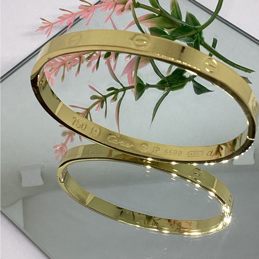 NWT! GOLD PLATED LOVE BRACELET